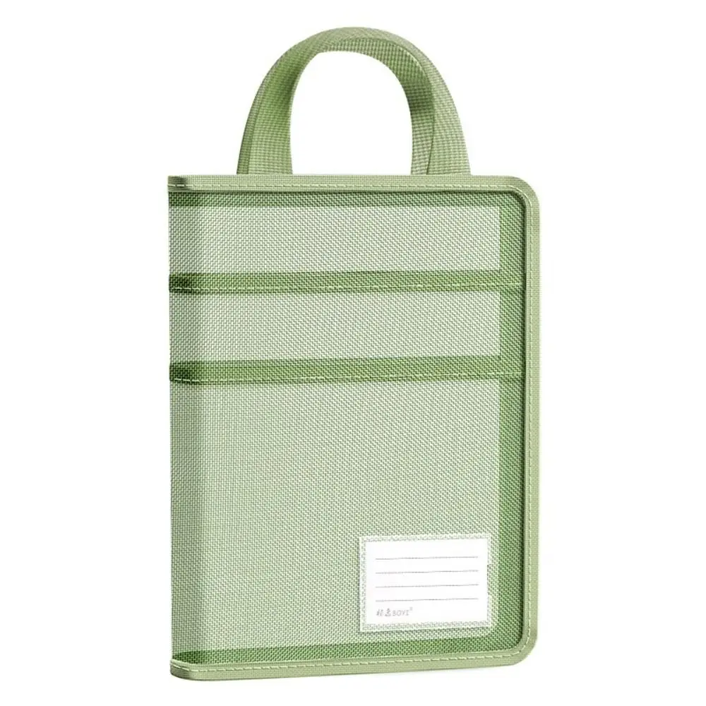 

Mesh File Bag Large Opening Four-layer Classification Handbag Transparent Large Capacity A3/A4 Test Paper Storage Bag Students