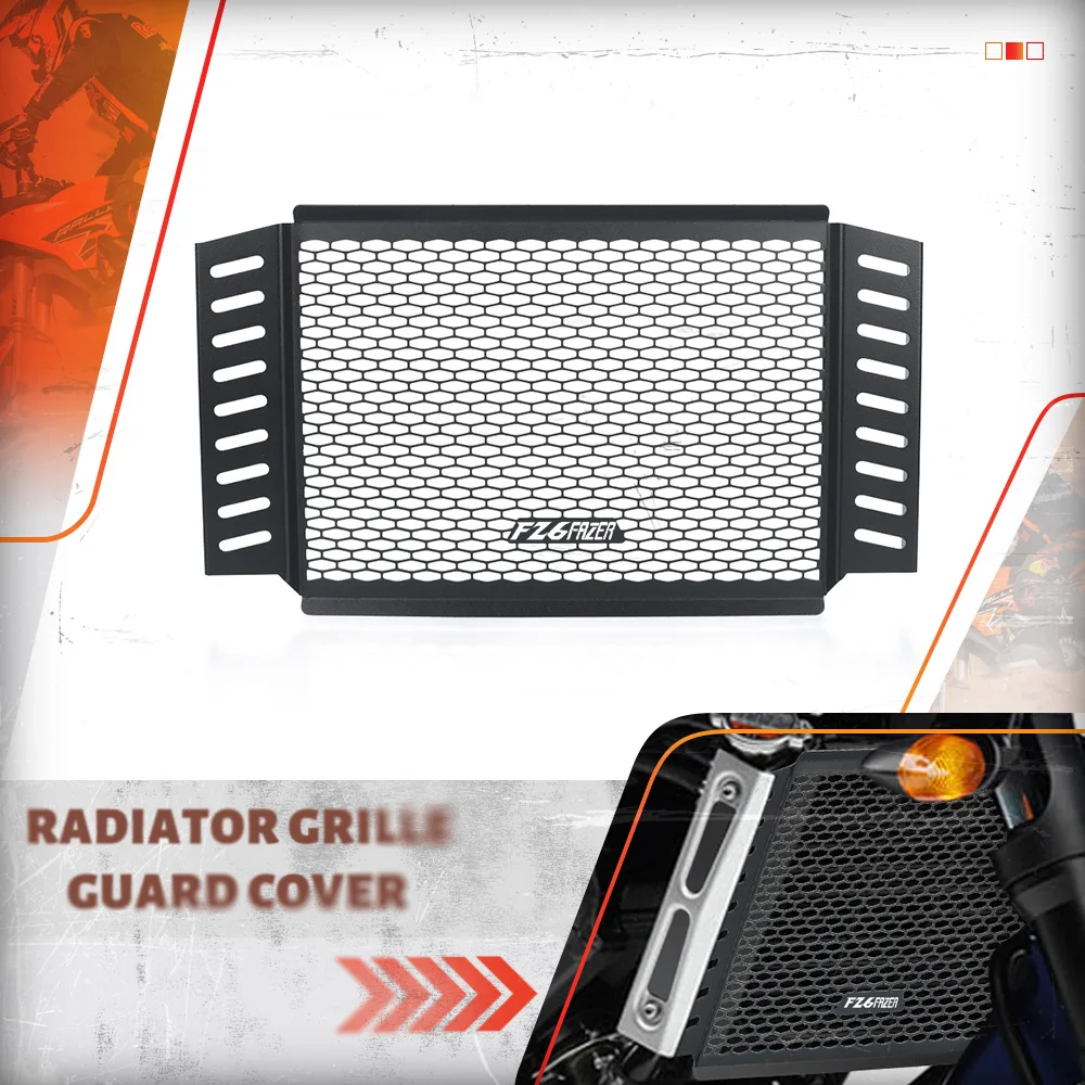 

FOR YAMAHA FZ6 FZ 6 FAZER FZ-6 Accessories 2007 2008 2009 2010 Motorcycle Radiator Grille Guard Protector Grill Cover Protection