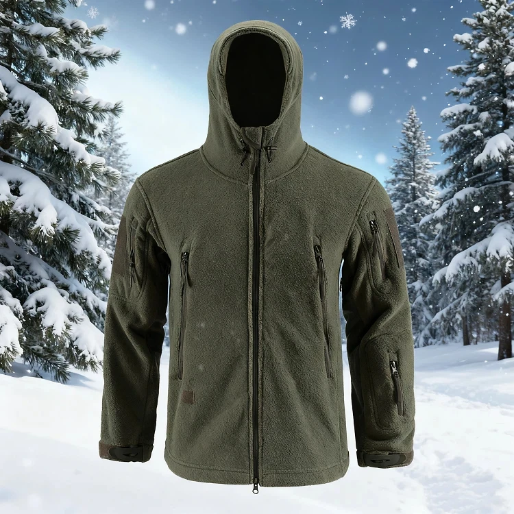 

Осень/зима, мужская уличная камуфляжная куртка с шерстяной подкладкой, теплый внутренний тактический топ, зимняя мужская куртка, мужская куртка