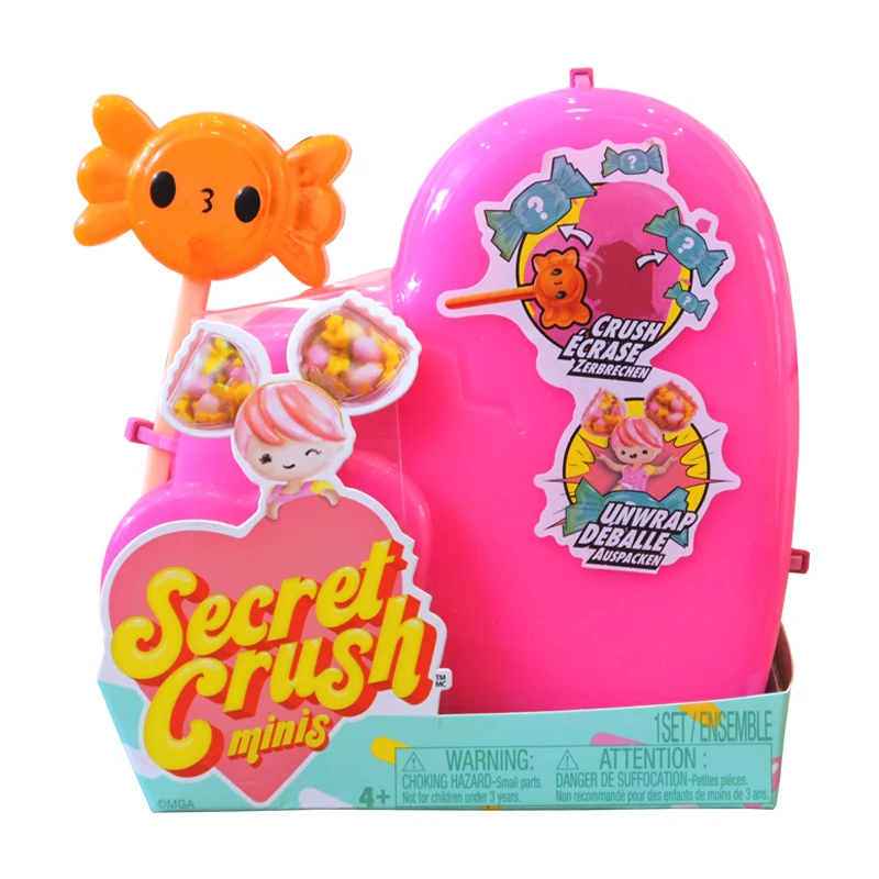 Original Secret Crush Sweetheart Baby Cartoon Candy Pink Large Surprise Dolls Accessories Girls Play House Toys Holiday Gifts