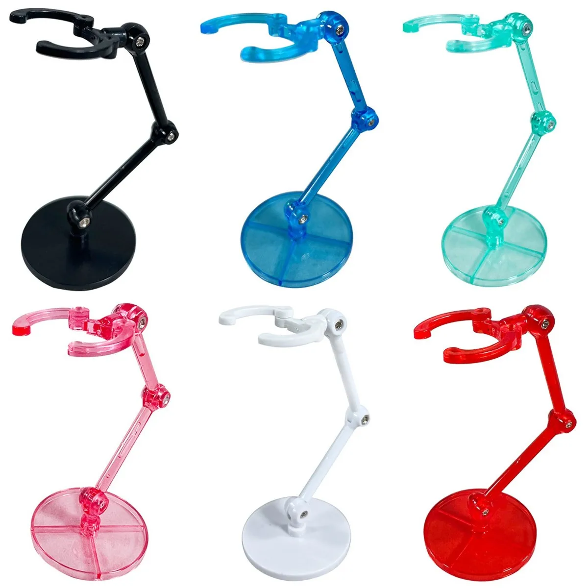 1Pc 6inch Model Assembly Bracket Action Figure Stand Base Anime Figure Pedestal Support Mini Base For Doll Display Home Decer