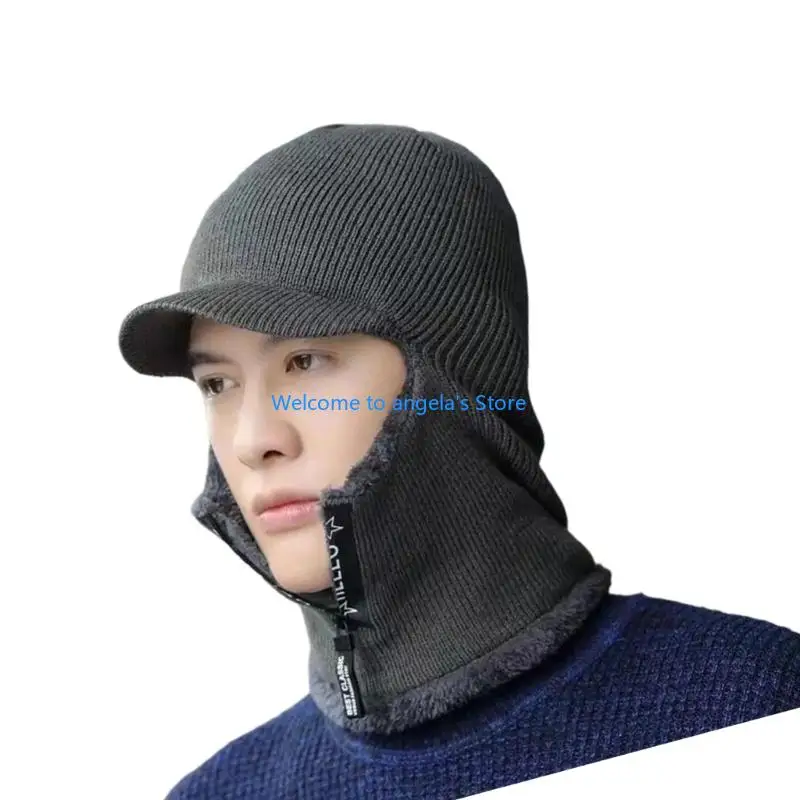 X4YC الصياد قبعة رشاقته Ushanka قبعة قبعة تدفئة الشتاء في الهواء الطلق زي ملحق دافئ Ushanka الرقبة أدفأ الصياد قبعة