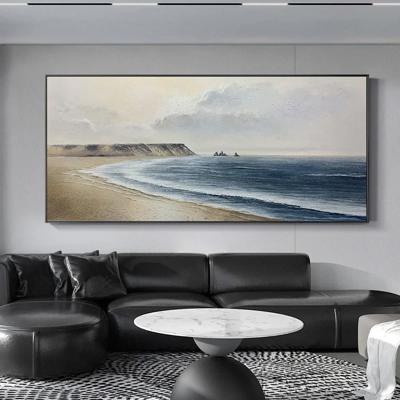 

3500518Digital oil painting living room decorative painting sofa background wall hanging painting