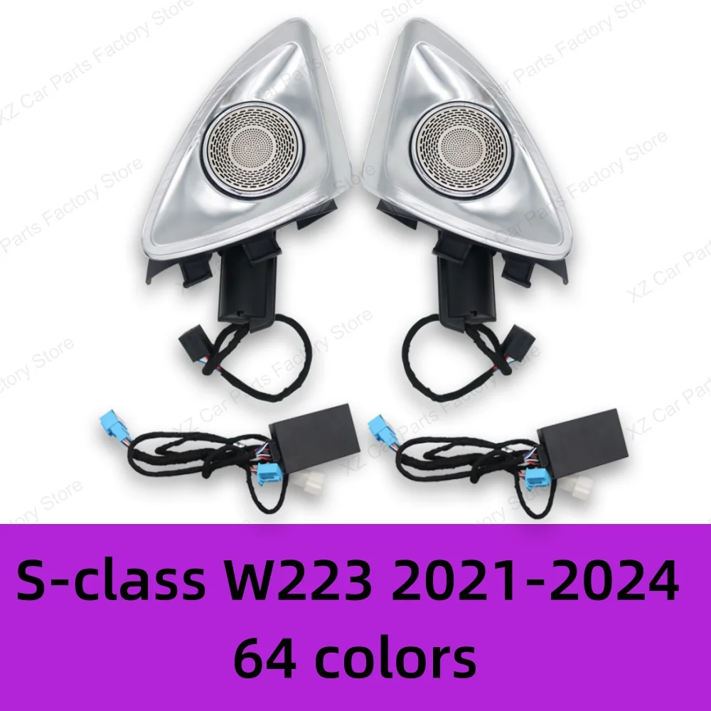 Für Mercedes-benz 4d Rotierenden Hochtöner C Glc E S-klasse W213 W205 W222 W223 X253 RGB Led leuchtende Auto Lautsprecher Horn Refit