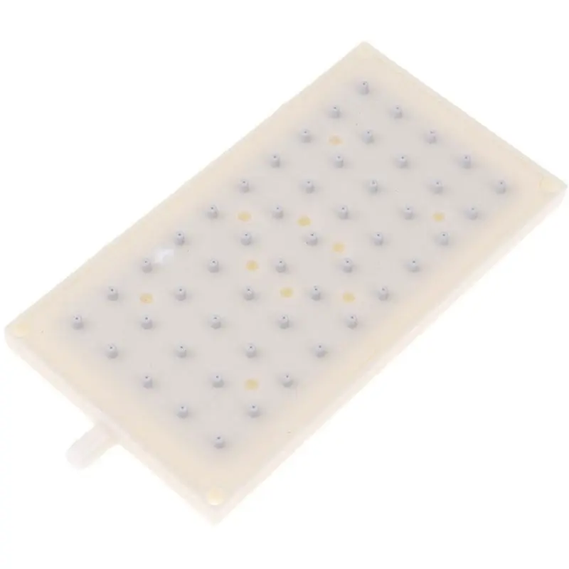 B23B Rectangular Shower 10Mm Intubation Type Interface Shower Head 5 X 10 Hole Top Sprays Shower Head Accessories