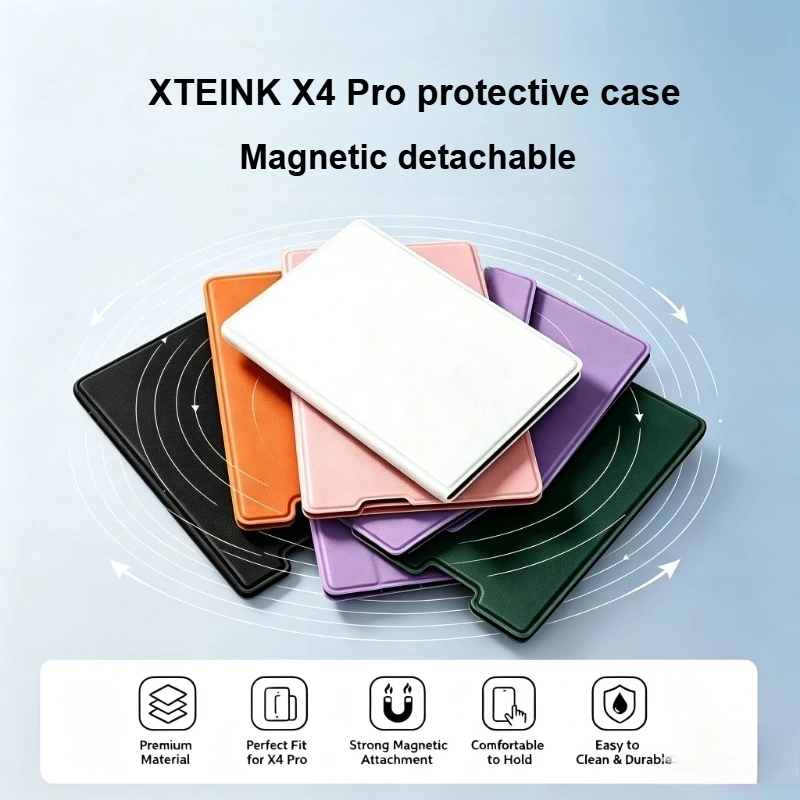 Magnetic Split Protective Shell for XTEINK X4 Pro E-ink Reader E-Book Case All-inclusive Anti-fall Flip Protective Case Gifts