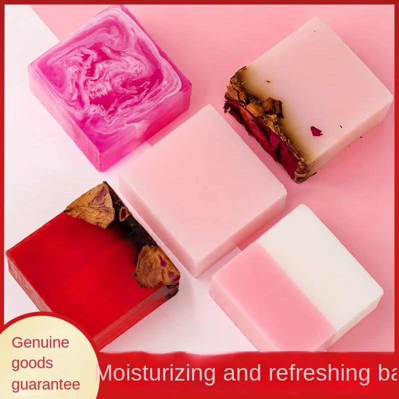 Rose Essential Series Handmade Face Wash Bath Moisturizing Oil Control Facial Soap