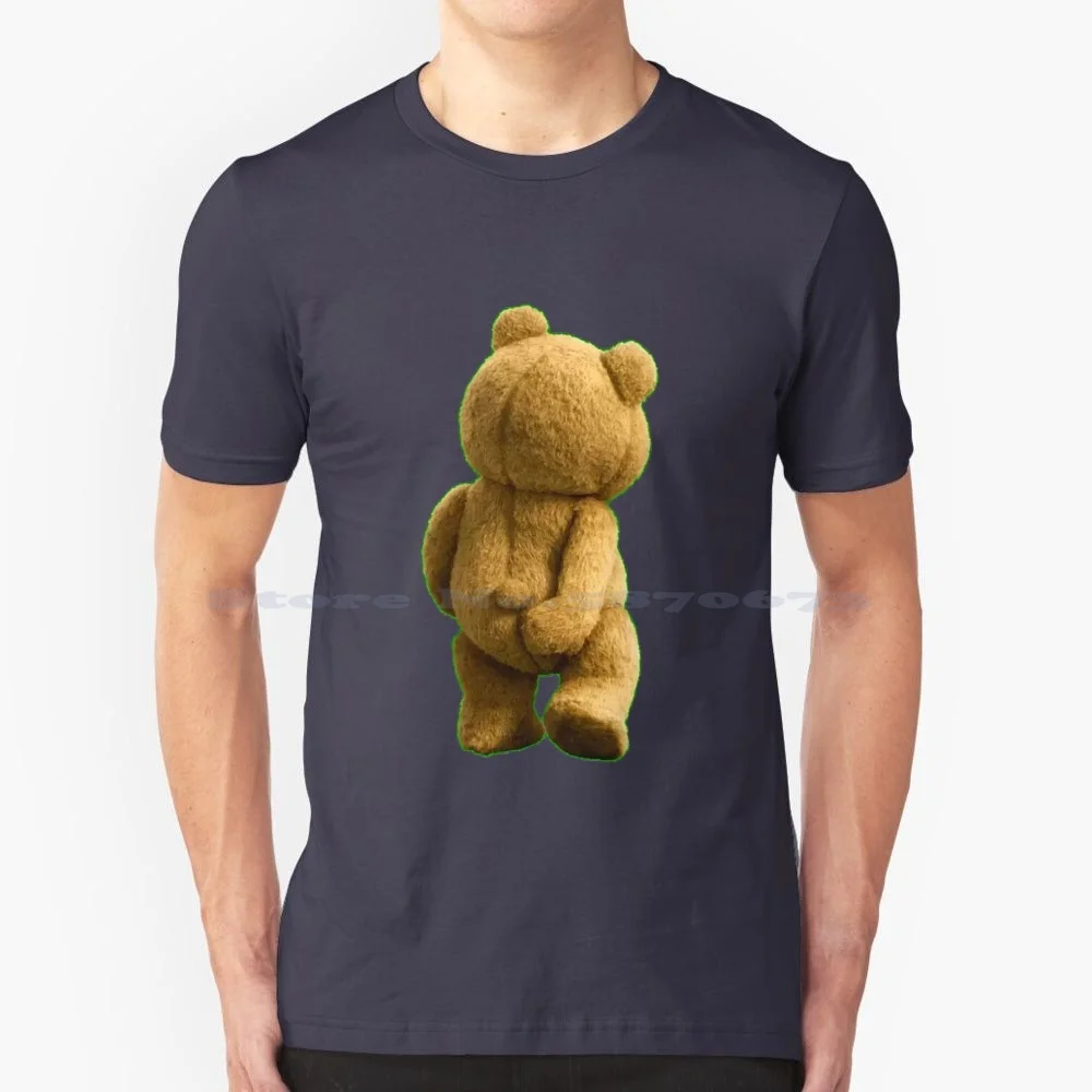 Ted Bear Scratching His Ass. T Shirt 100% Cotton Tee Bear Ted Movie Scratching Stuffed Animal Ass