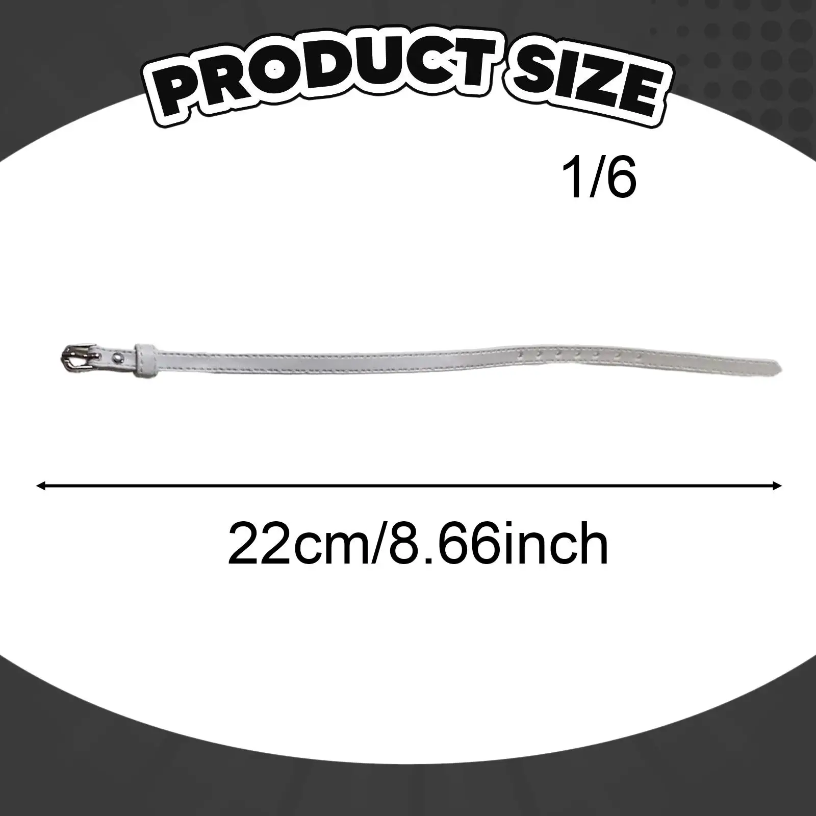 

1/6 Scale Male Action Figure Belt PU Leather,Doll Decoration,DIY Mini for 12'' Man Figure,Doll Dress up Waist Belt Model