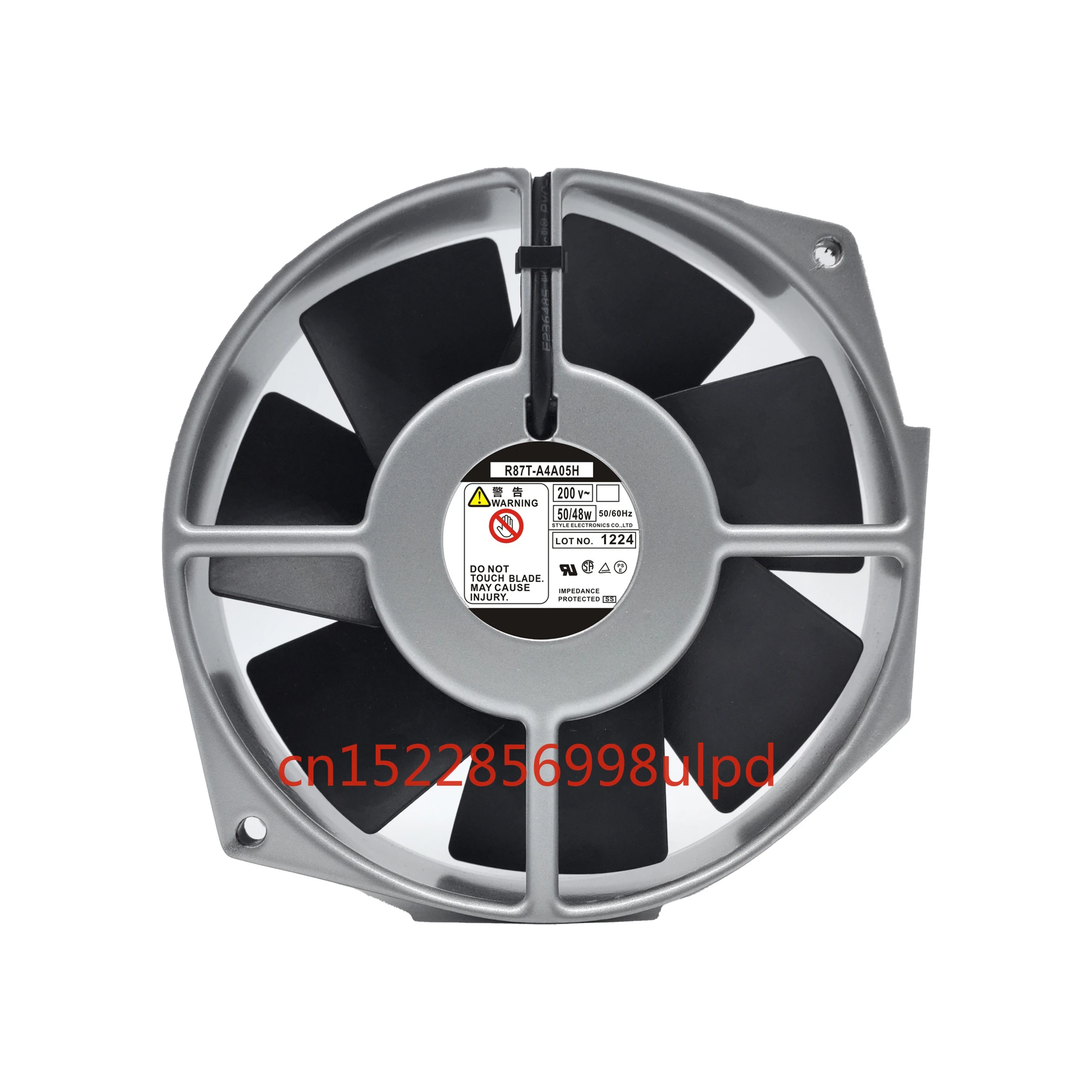 

R87T-A4A05H AC 200V 0.25A 50W 2650RPM 15038 150x150x38mm Ball Bearing Cooling Fan for ABB Converters