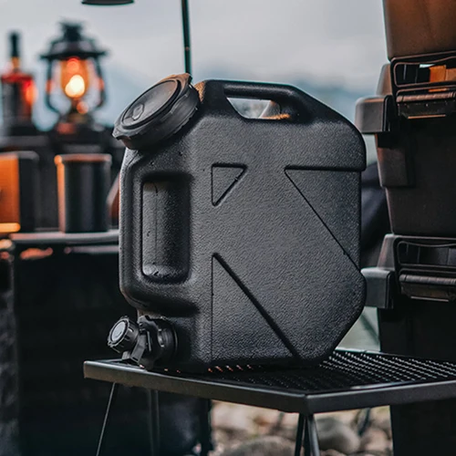 Imagen 2 del producto Cubo de agua portátil de gran capacidad para campamento, bolsa de agua con grifo desmontable, sin fugas, para Camping, pesca, Picnic y senderismo, de 3 a 12L