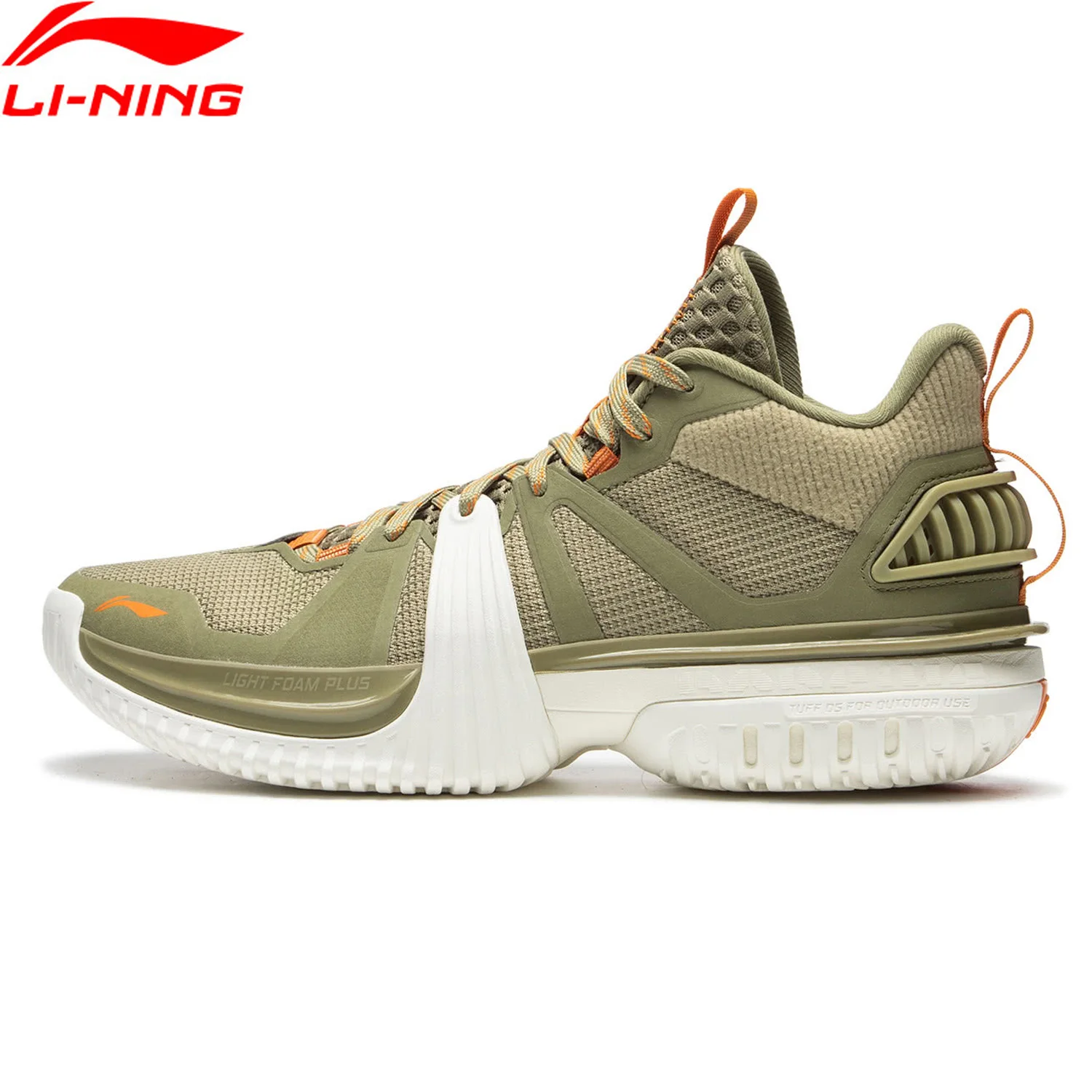 Li-ning hombres BAD5 STORM 2024 WNTR zapatos de baloncesto al aire libre espuma ligera más cojín TUFF OS zapatillas de deporte con forro usable ABFU051