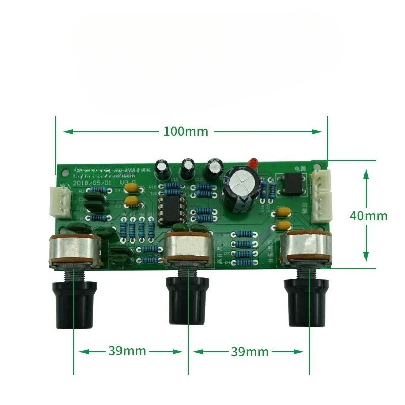 SOTAMIA NE5532 Tone Amplifier Preamp Board Subwoofer Volume Control Sound Effect Adjustment Replace OP Amp OPA2604 LM833 LT1057