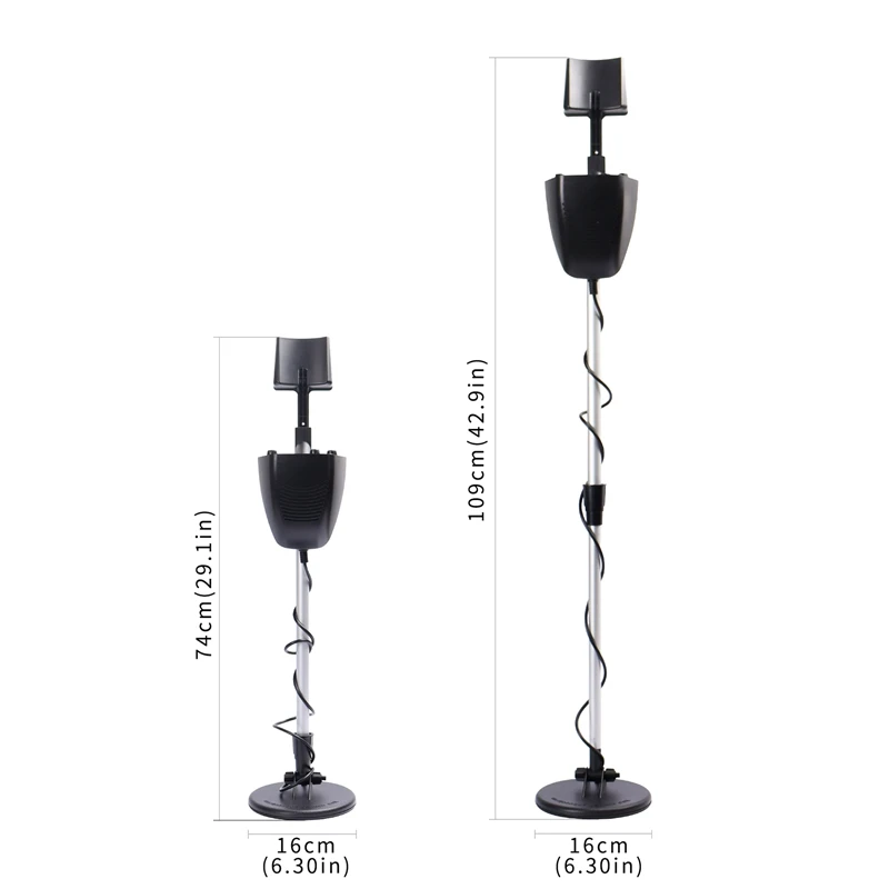 휴대용 MD-4030 금속 탐지기, 길이 조절 가능, 보물 사냥꾼, 고감도 지하 금속 보석 탐지기
