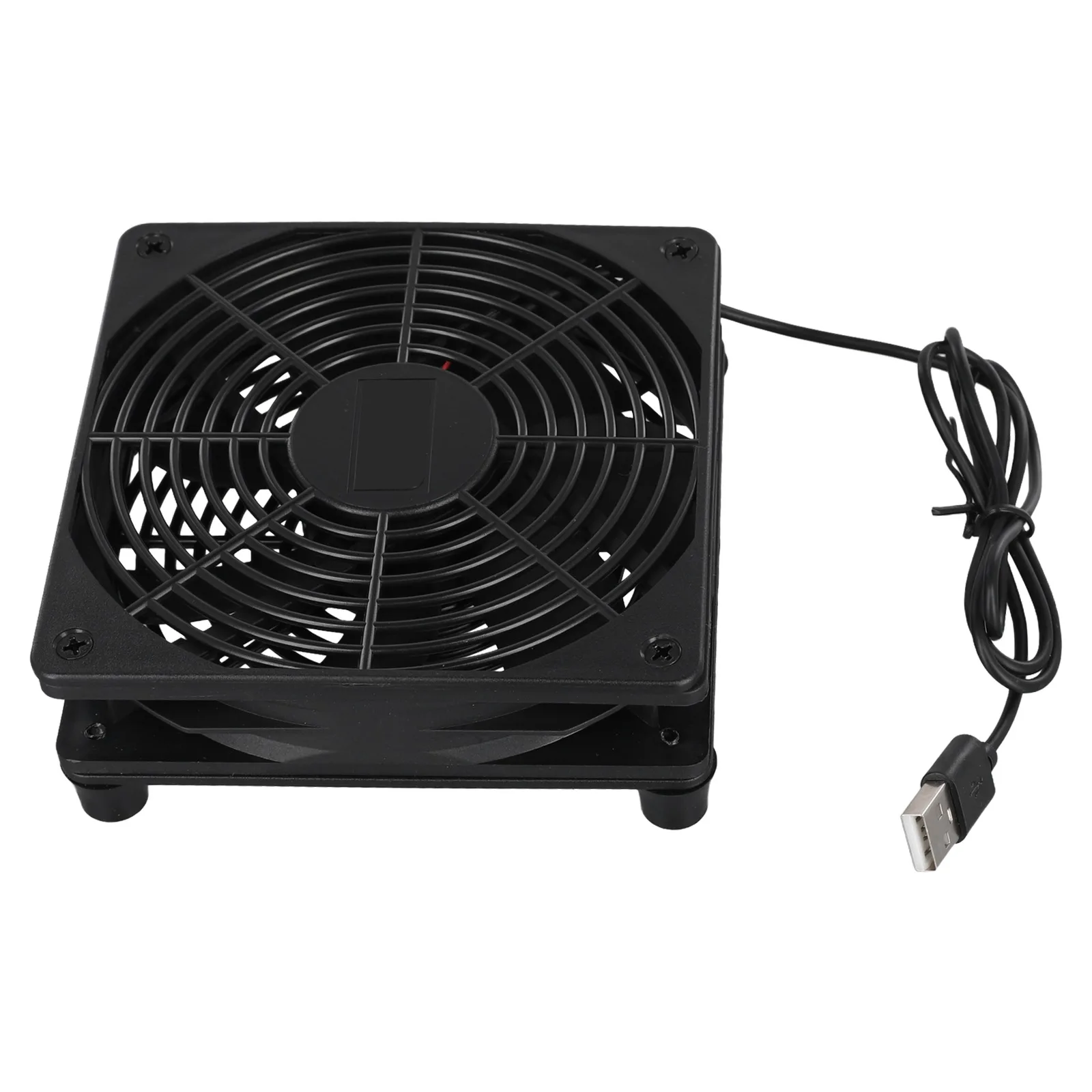 5V USB Powered Fan 120mm USB Router Fan For Home Office 100CFM Airflow 2000RPM To 2300RPM 5V USB Power ABS Material