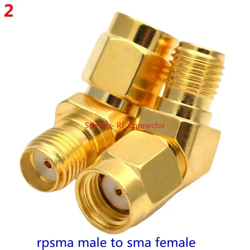 SMA 45 Degree 135 Degree Bevel Connector RPSMA to RP SMA 45 Degree for WIFI Race Goggle Antenna RF Fast Delivery Brass Copper