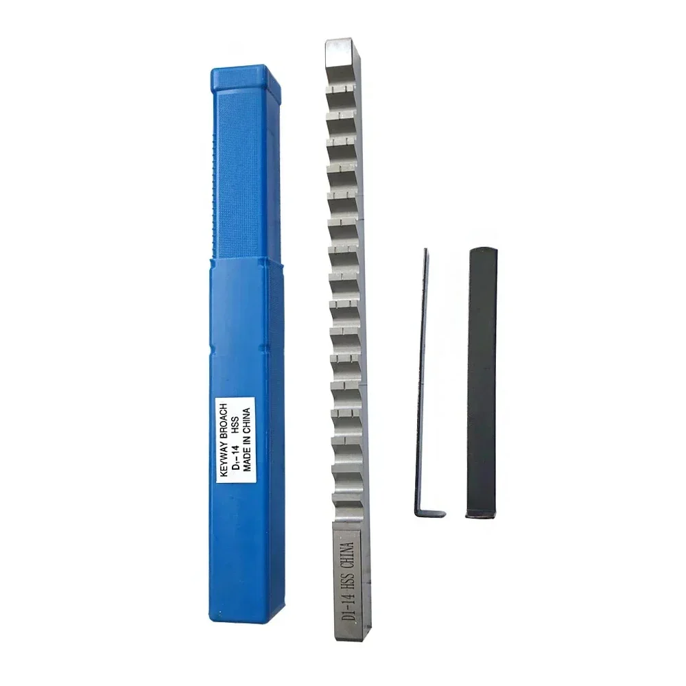 1PC 2/3/4/5/6/8/10/12/14/16/18mm A1/B1/C1/D1/E1 Type Push Type Keyway Broaches HSS Keyway Tools for CNC Machine Tool