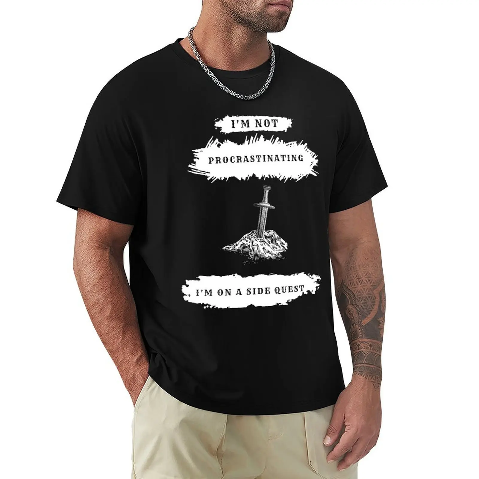 I'm Not Procrastinating I'm On A Side Quest T-Shirt Breathable Lightweight Summer Top