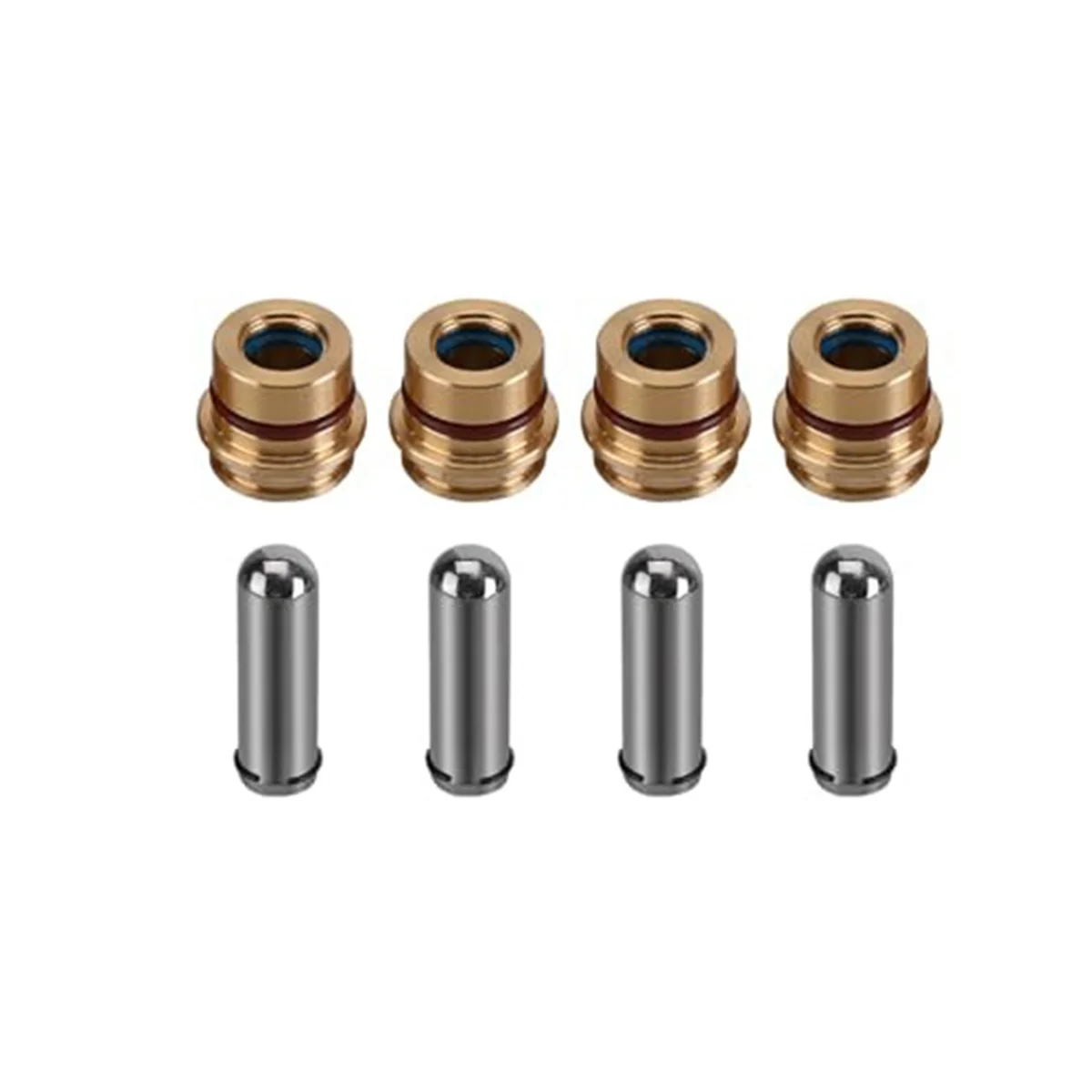 8 Pcs Pilot Valve Pusher 198-1076 1981076 for Caterpillar CAT Excavator 216B3 226B 236B 242B 247B 252B 268B 287B