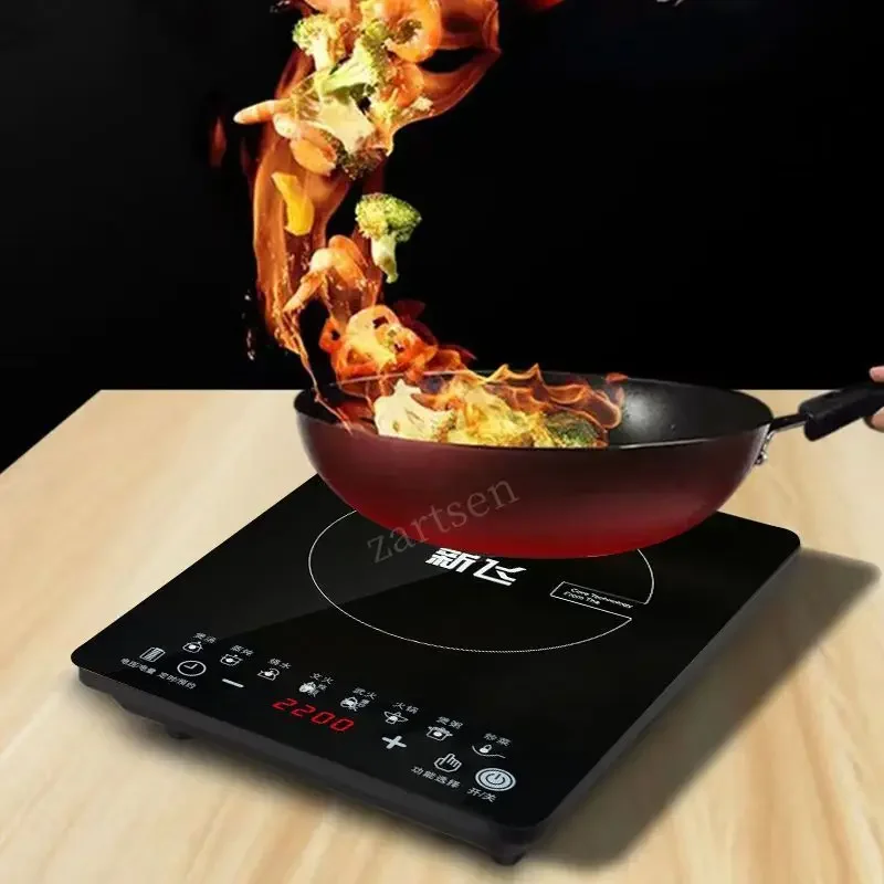 Electric Magnetic Induction Cooker Household Waterproof Panel Boiler Hot Pot Cooking Stove Kitchen Stir-fried Cooktop