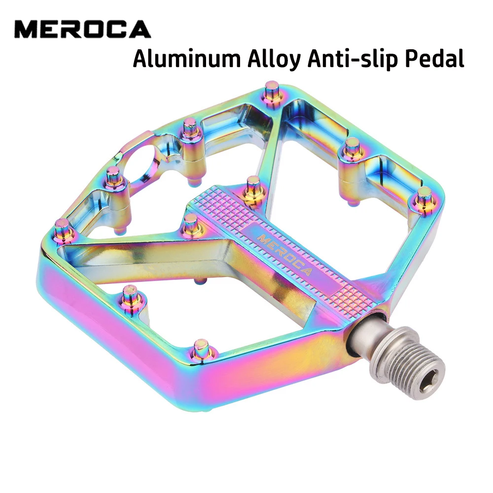 Meroca 632 Mountain pedali per bicicletta antiscivolo Ultra-light CNC DU Peilin cuscinetto pedali antiscivolo accessori per biciclette