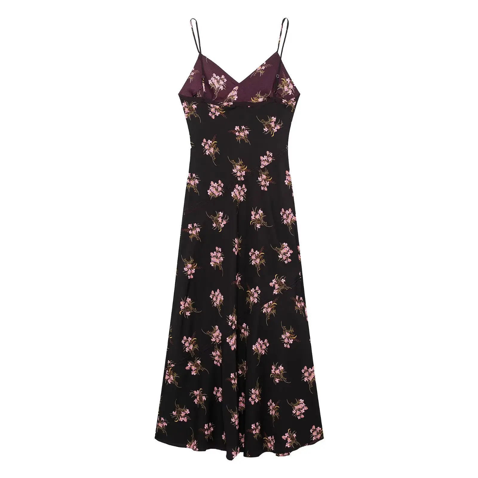 Women's suspender maxi dress floral print holiday midi dress backless summer dress women sexy evening dress