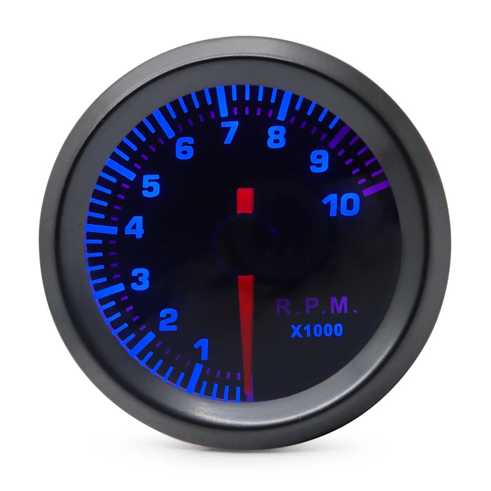 52 mm Boost/Vakuum/Wassertemperatur/Öltemperatur/Ölpresse/Spannung/Drehzahlmesser/Luft-Kraftstoff-Verhältnis/EGT-Messgerät, analoge blaue LED + 52 mm Messgeräte – Detail 32