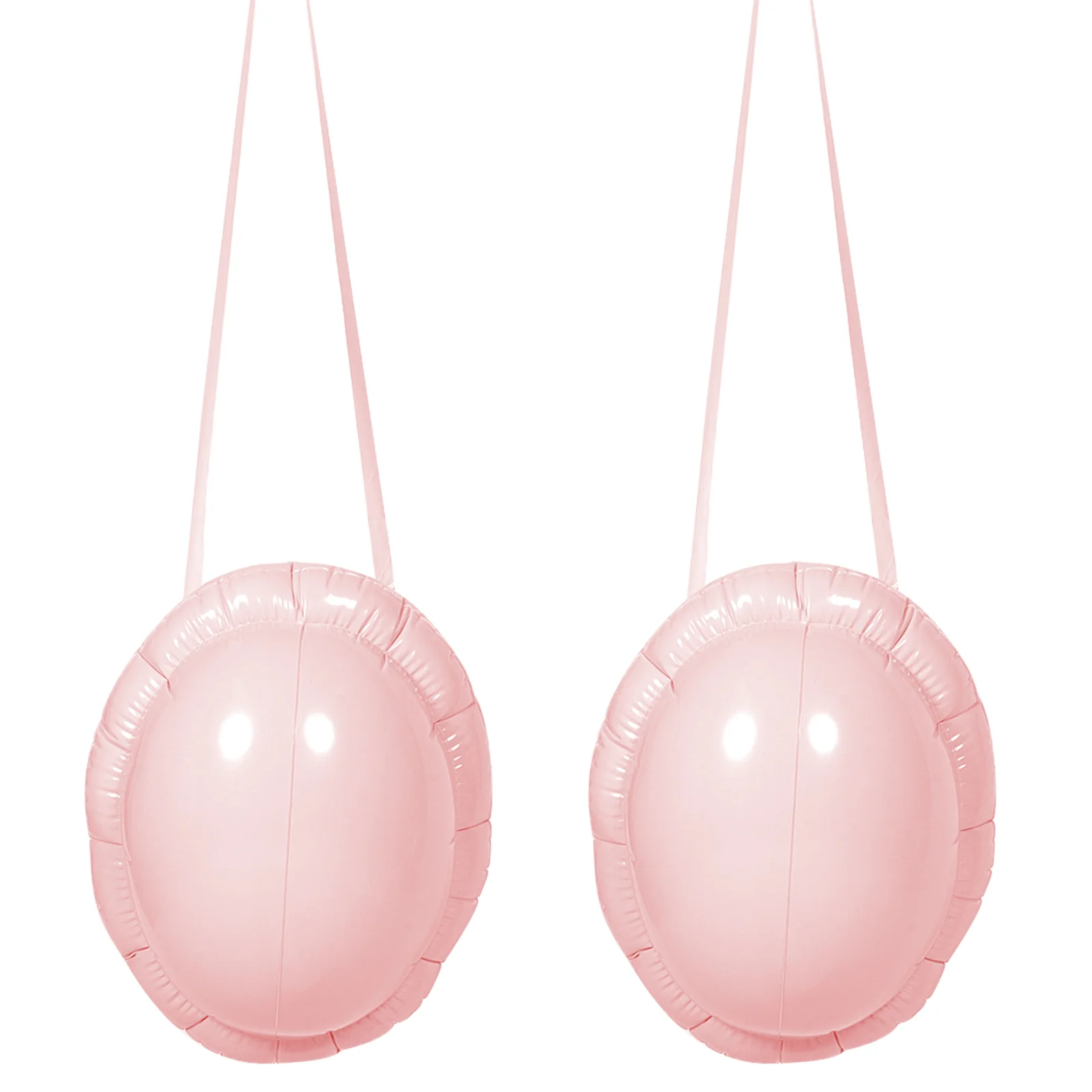 

2 Pcs Inflatable Fake Belly Cosplay Pvc Pregnant Apparel Prop Costumes Artificial