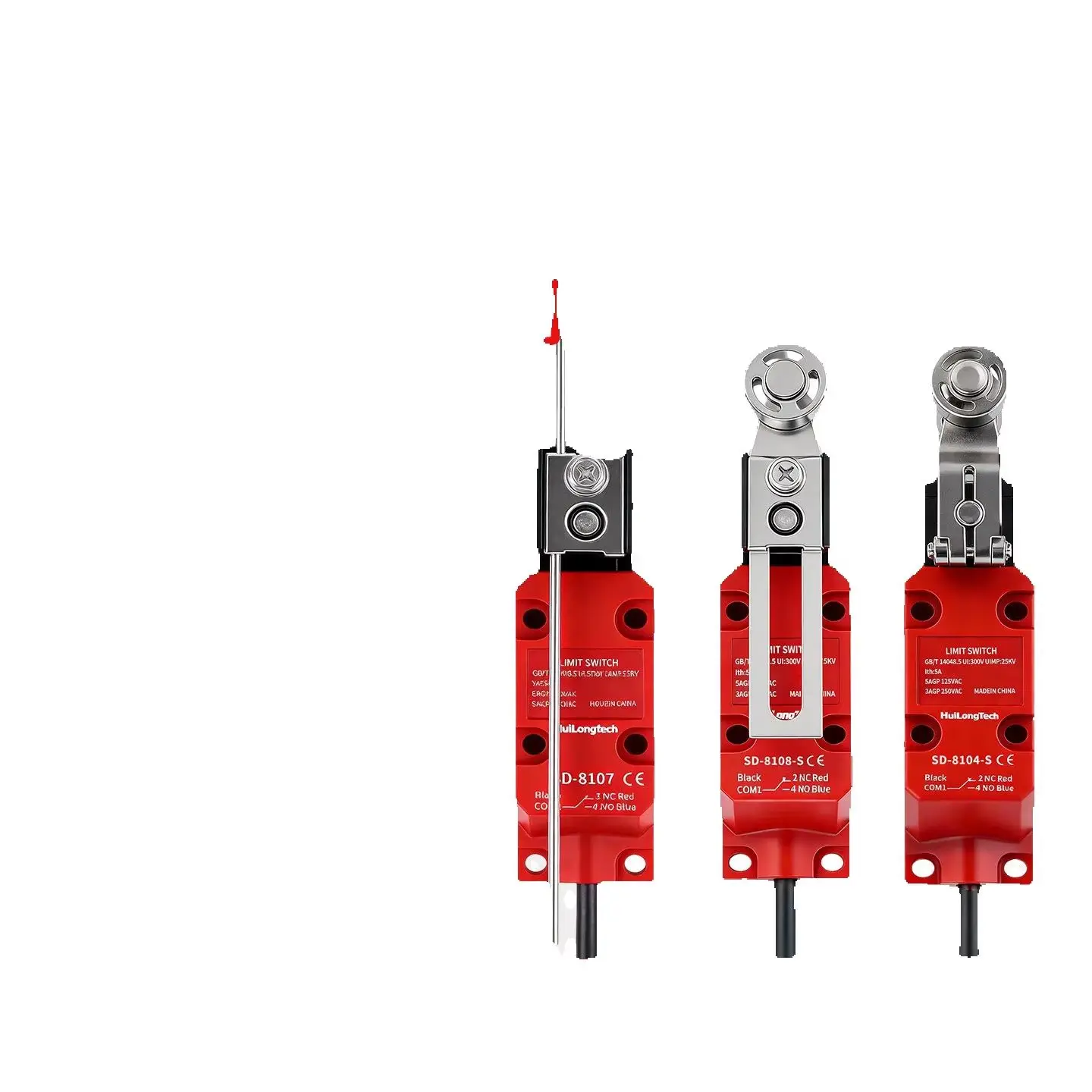 Waterproof travel limit switch SD-8108 sealed micro switch manure scraper farm metal roller outdoor
