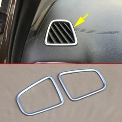 For Kia Sportage QL 2016 2017 2018 2019 2020 Interior Dashboard Front Air Vent Outlet Cover Trim Matte Chrome Accessories