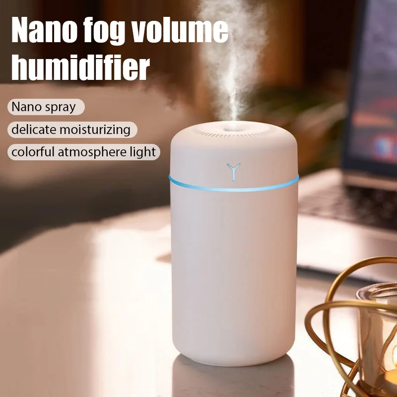 420 ml Air Humidifier Mini Aroma Oil humidificador Portable Diffuser Home car USB charge Purifier Cool Mist Silent humidificador