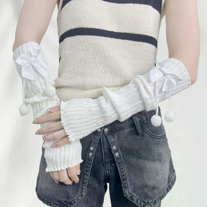 Girls Warm Sweet Fingerless Gl - đánh giá và giá Fingerless Glove Knit