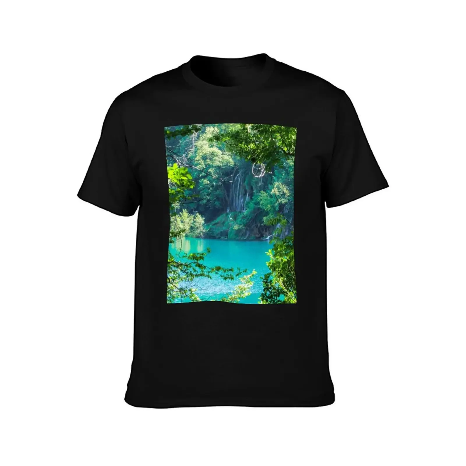 Plitvice Lakes National Park T-Shirt sweat blanks plain oversized t shirt men