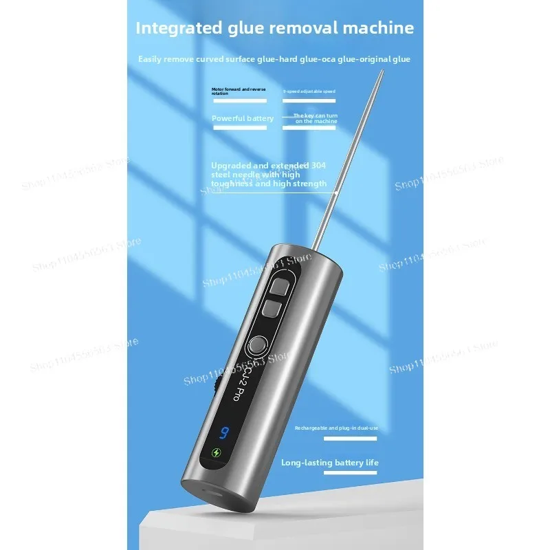Electric Degumming Machine, for Removing Glue From Mobile Phone Screens and For Rolling Glue Onto Table Tennis Paddles.