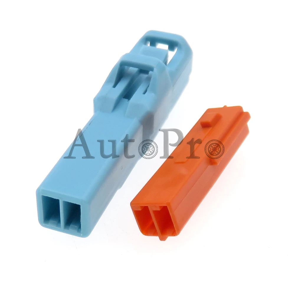 1 Set 2 Hole AC Assembly Car Wiring Terminal Unsealed Connector 6098-3857 6098-3853 Auto Socket Automotive Wire Cable Plug