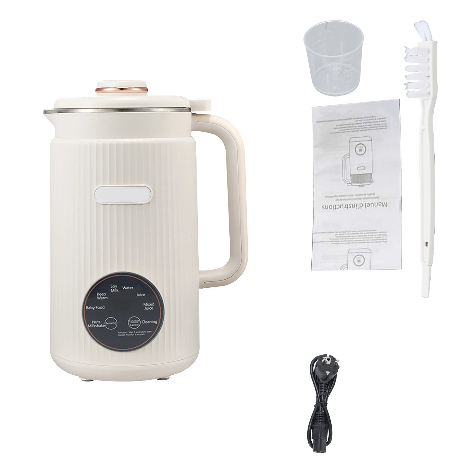 Kitchen Blender Appliance Soy Milk Maker Programmable Blender with Digital Display Auto Cleaning 8H Keep Warm Function