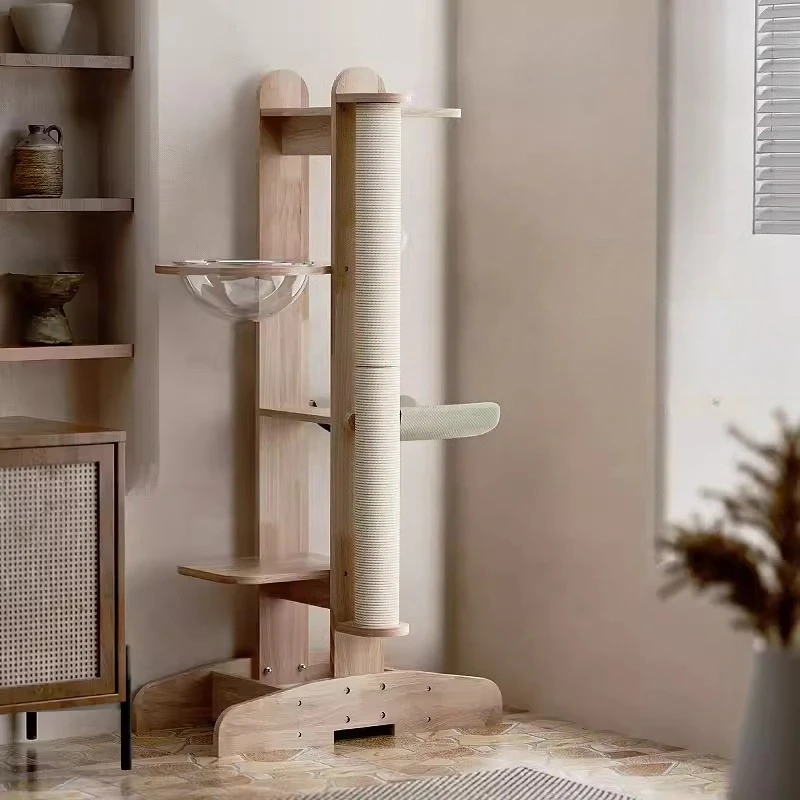 

Small Apartment Cat Nest Tree Integrated Scratching Board Small Sisal Cat Rack