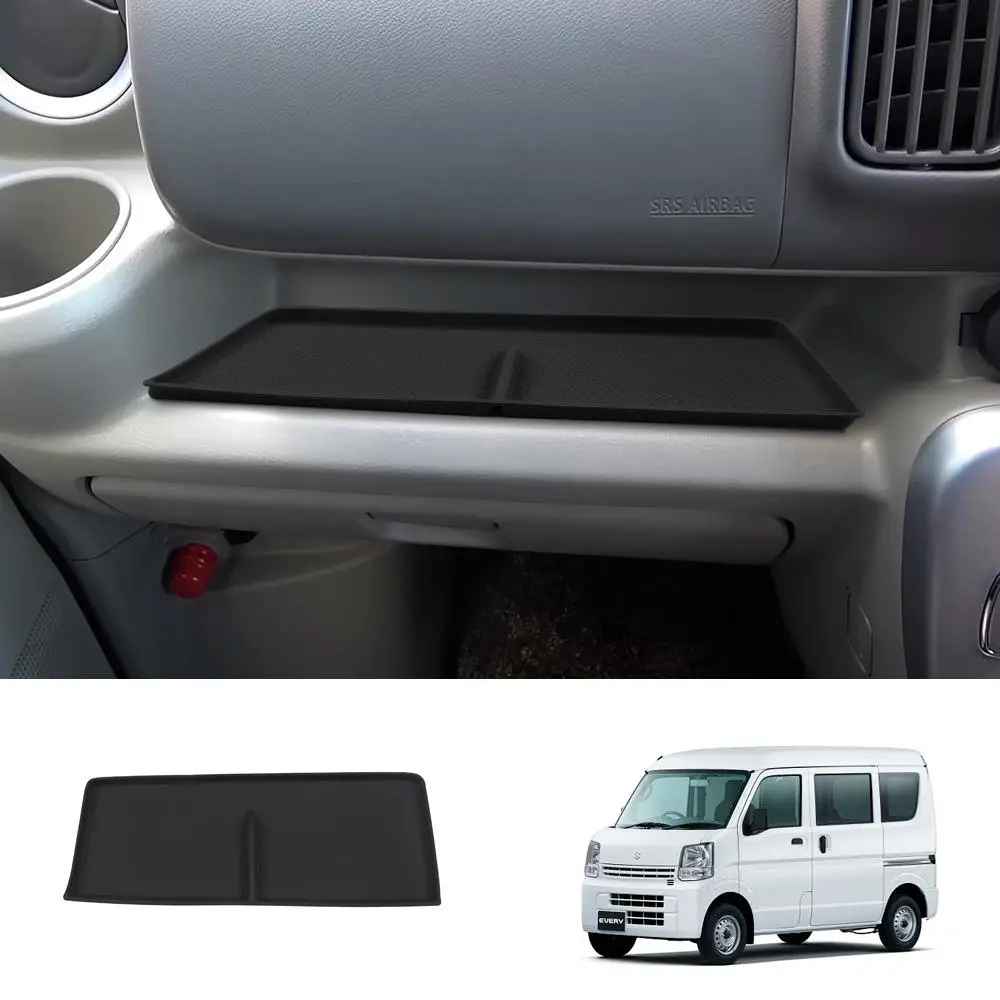 Для 24 Suzuki EVERY пассажирский лоток силиконовый коврик пылезащитный лоток пассажирский коврик аксессуар для хранения автомобиля интерьер противоскользящий T W2H4