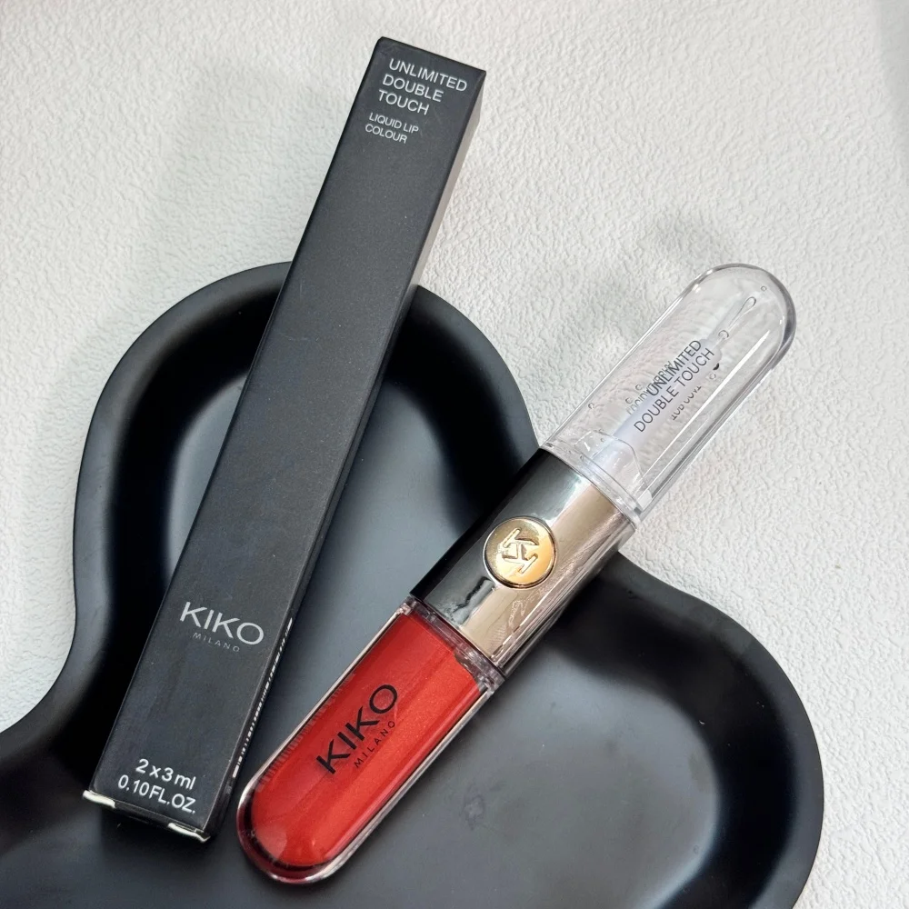 Kiko Milano Limited Edition Lippenstift mit doppelter Spitze, transparenter Spiegel, nicht verblassend, nicht klebend, Lipgloss, Make-up – Detail 16