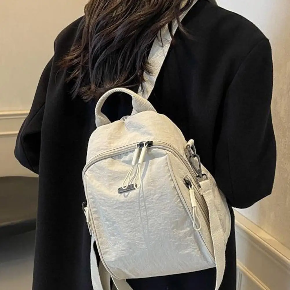 New Korean Fashion Large Capacity Backpack Daily Commuting Shoulder Lightweight Bag Casual Handheld Women's Backpack