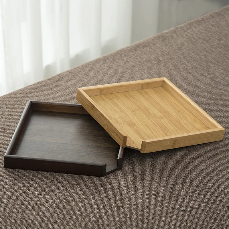 1pc Bamboo Tea Evaluation Box Knife Needle Tea Prying Tray Pu Erh Tea Distribution Tray Cake Display Tray view 2