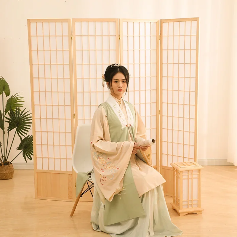 Solid wood Japanese screen folding mobile partition living room baffle live broadcast wooden shelter home bedroom simple and mod