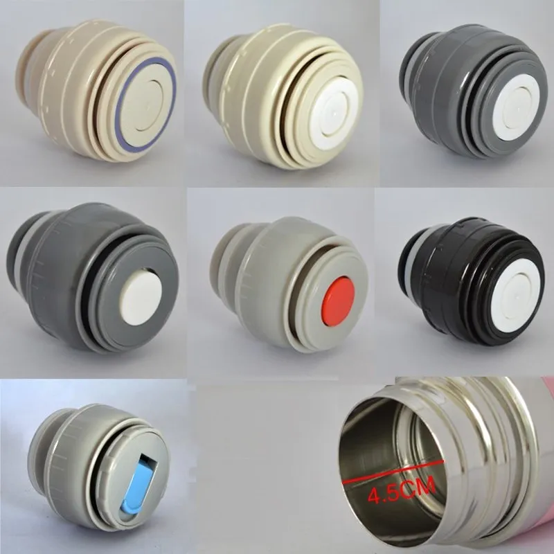 Thermoses Accessories 3.5/4.5/5.2cm  Thermos Cover Vacuum Vacuum Flask Lid Stopper Thermos Bottle Cap Stainless Outdoor Travel