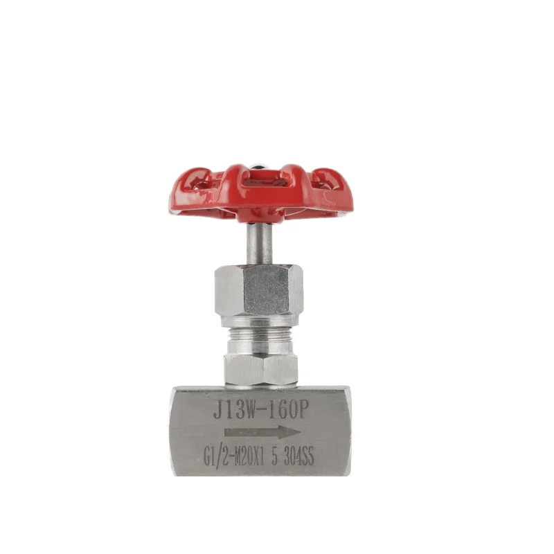 

Oudian 304 stainless steel inner wire needle valve J13W internal thread straight DN15 high temperature and high pressure water