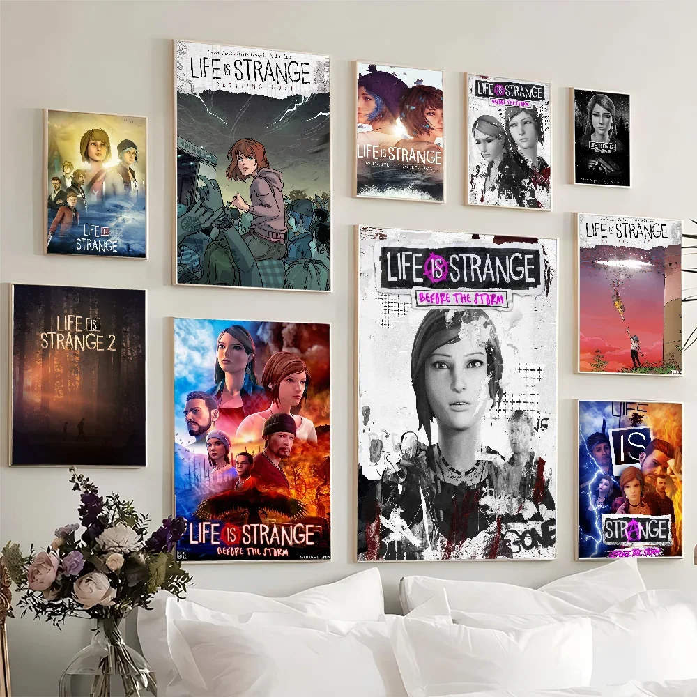 1PC Life Is Strange 2 Before The Storm Video Game Movie Sticky Posters Retro Kraft Paper Room Cafe Aesthetic Art Wall Painting