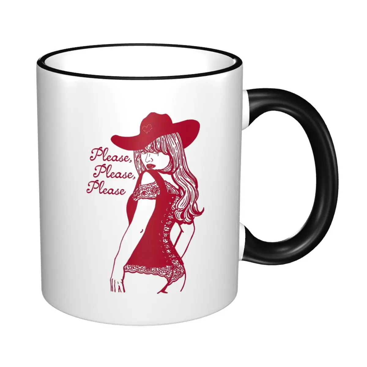 Novelty Sabrina Carpenter Please Please Please Coffee Cup Office Mug 3