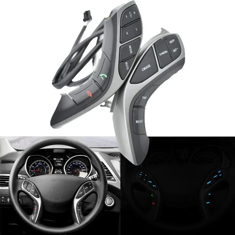 Suitable for moder  multi-function steering wheel key switch modification fixed speed cruise car parts