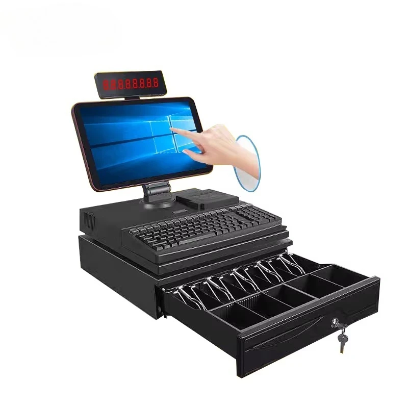 Factory Direct High-quality Printable Multifunctional Touchscreen Supermarket Cash Register