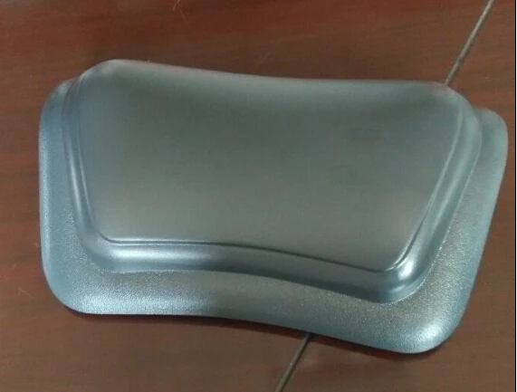 

100% PU Organic Foam Bath Headrest Pillow SIZE 310mmx180mm with strong suction cups,Dark grey