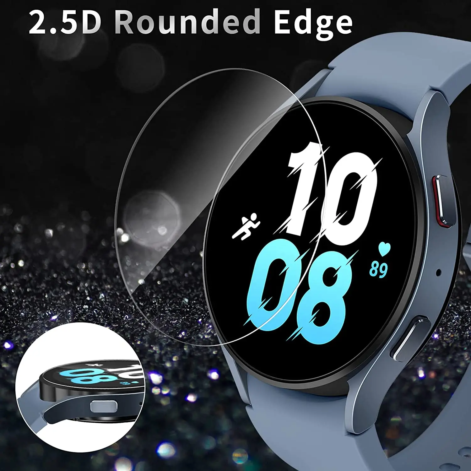 Tempered Glass for Samsung Galaxy Watch 4 5 40/44mm Classic 42/46mm Watch 3 41/45mm Anti Scrach Film Tempered Screen Protectors